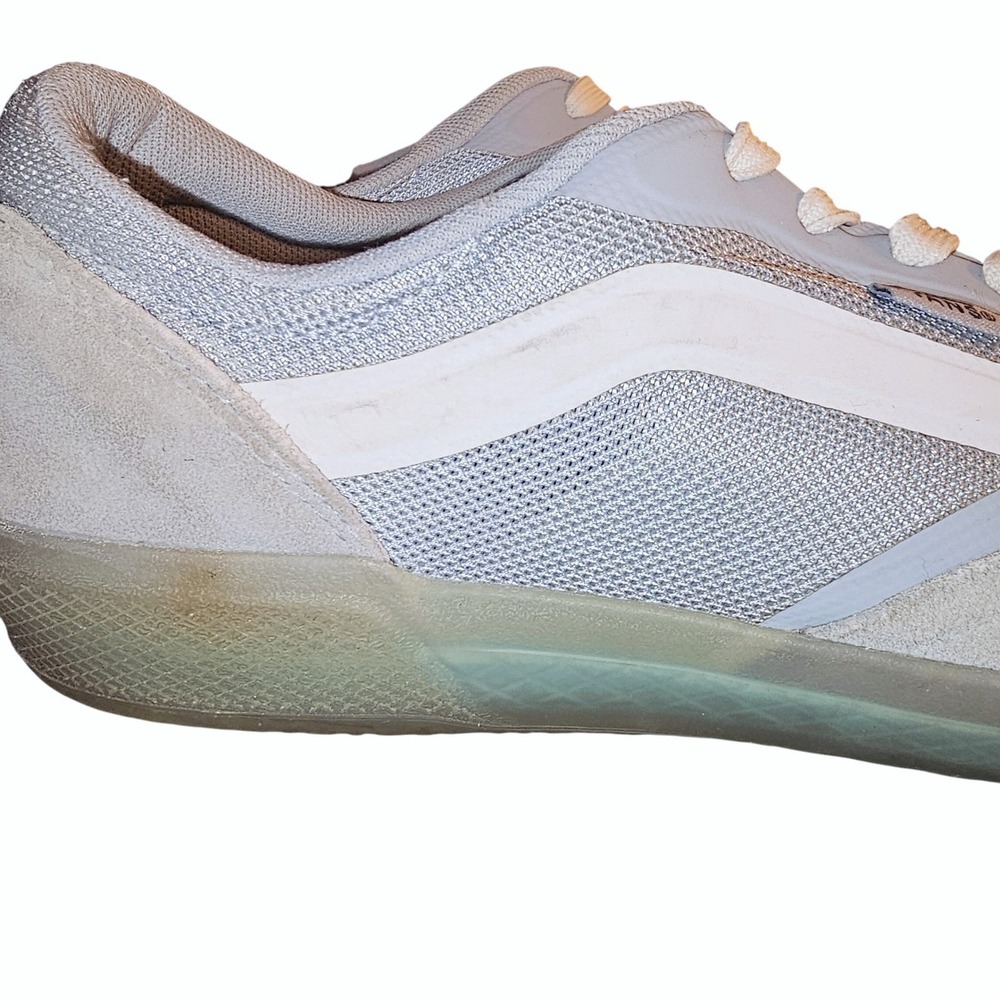 Vans AVE Pro Mens Skate Shoes Size 13 Light Blue Suede Mesh Low Top Casual - Picture 10 of 15